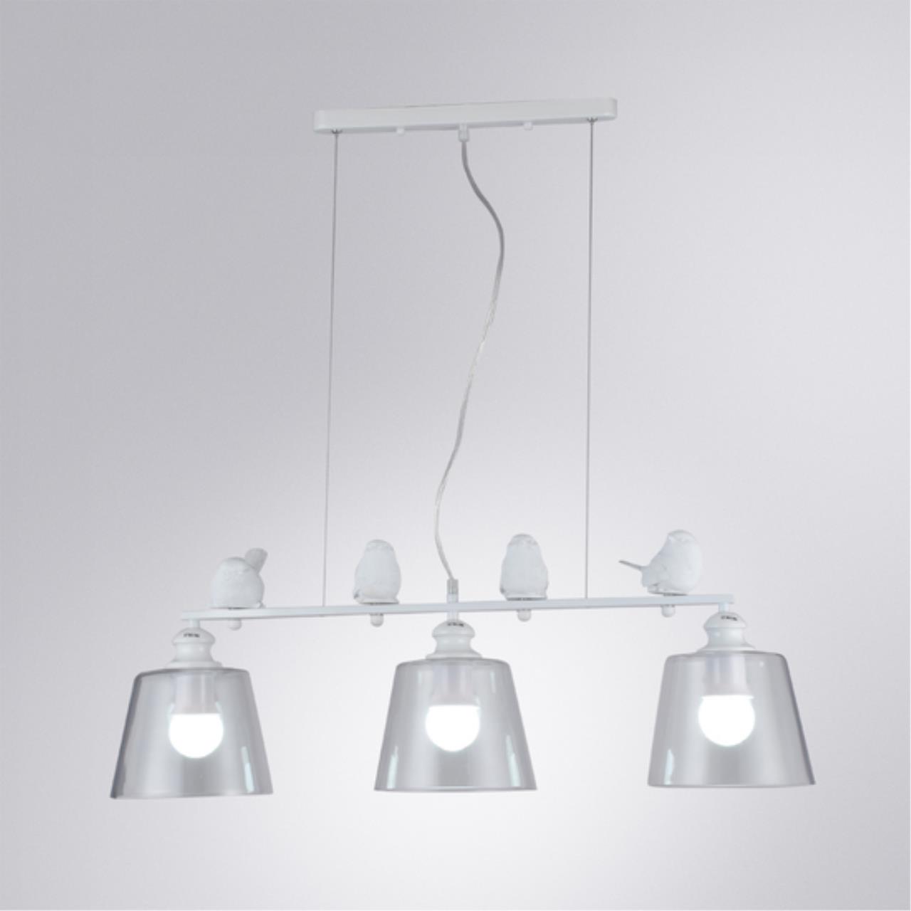 Картинка Подвесная люстра Arte Lamp Passero A4289SP-3WH