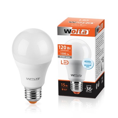 Картинка Лампа LED WOLTA 25S60BL15E27