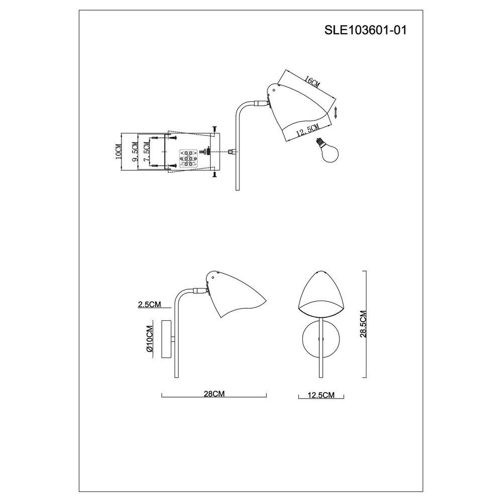 Картинка Бра Evoluce Satta SLE103601-01
