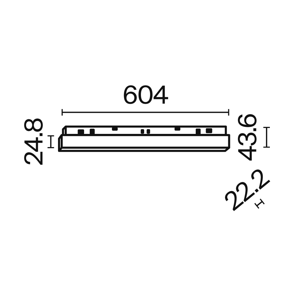 Картинка Трековый светильник Technical TR030-2-24W3K-B