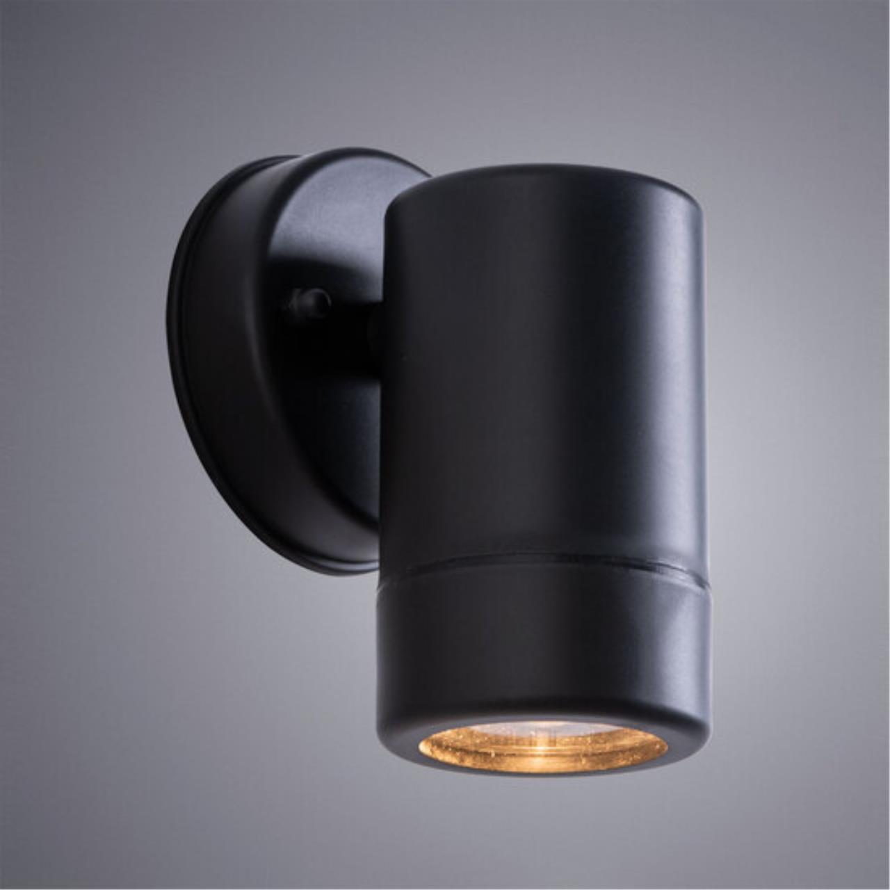 Картинка Уличный настенный светильник Arte Lamp Atlas A3503AL-1BK