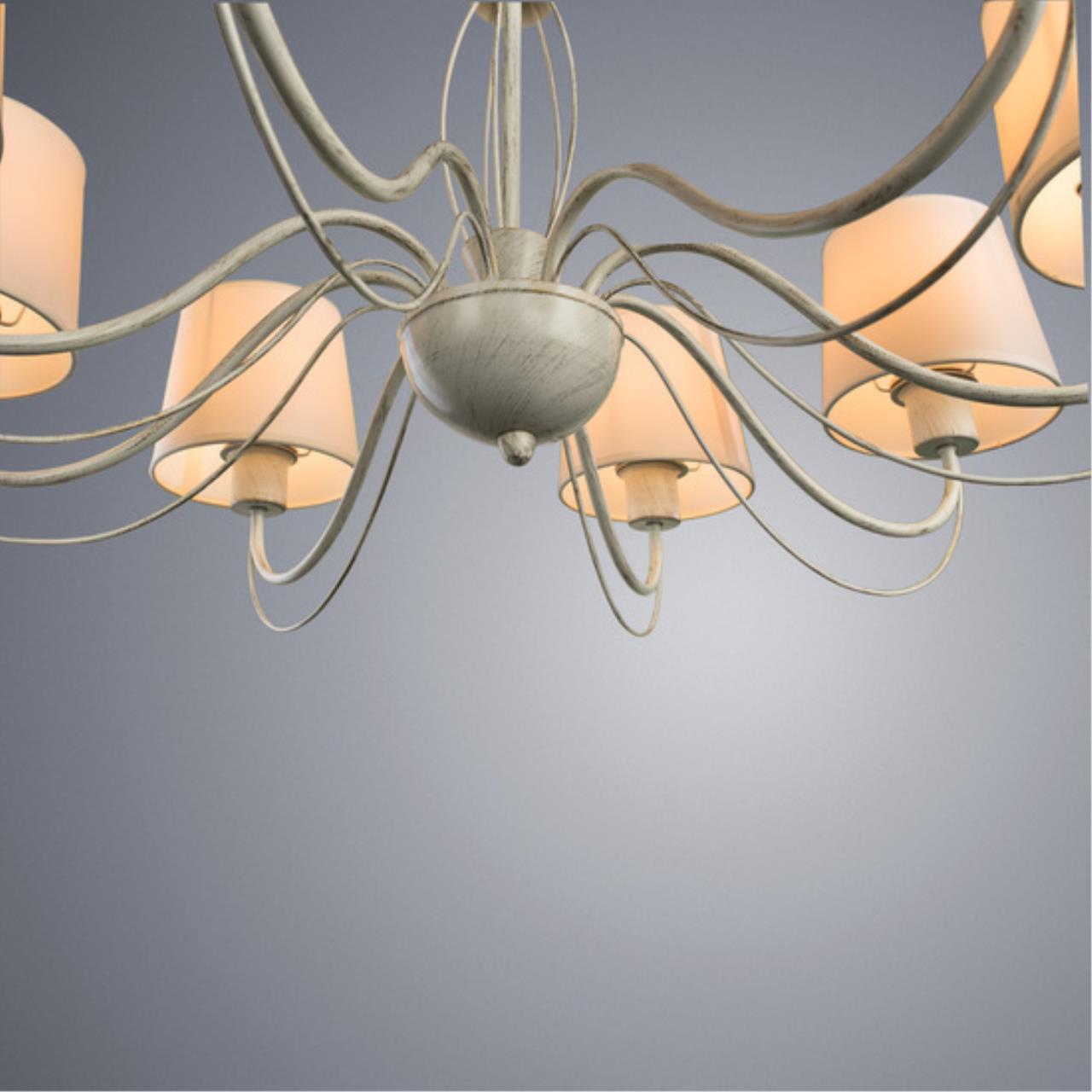 Картинка Подвесная люстра Arte Lamp Orlean A9310LM-8WG