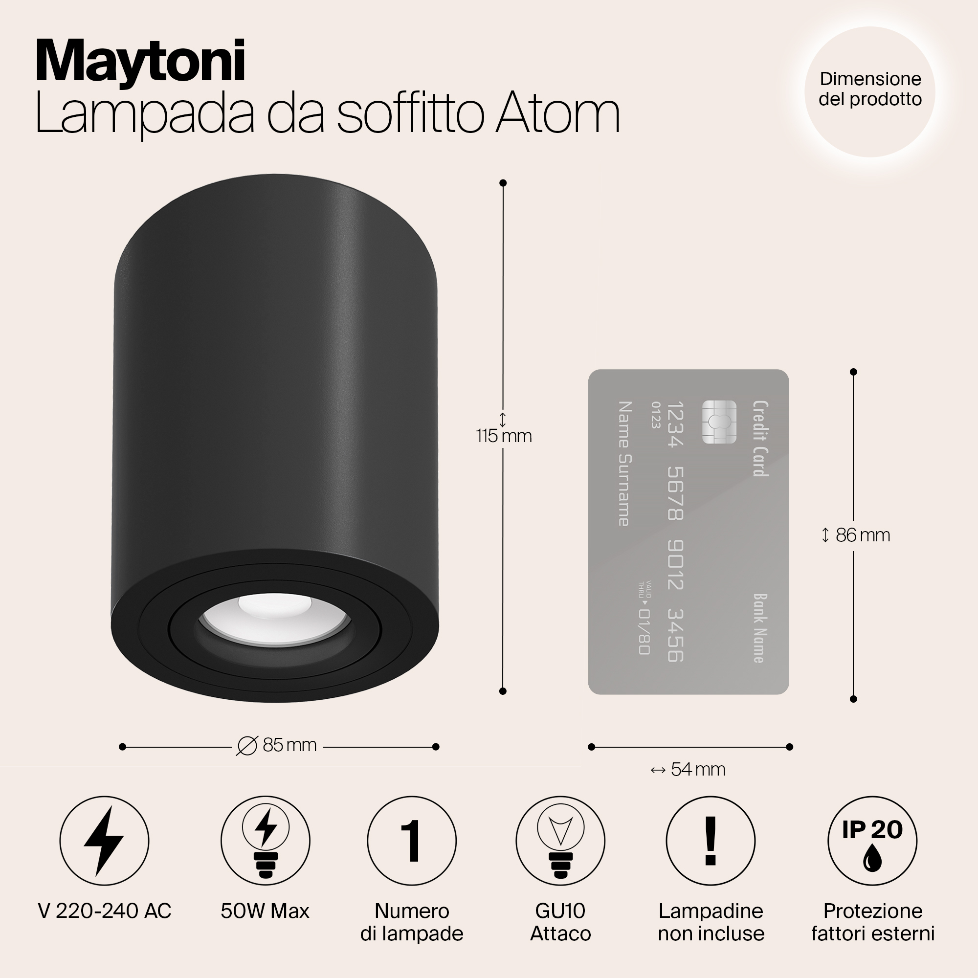 Картинка Потолочный светильник Maytoni Alfa C016CL-01B