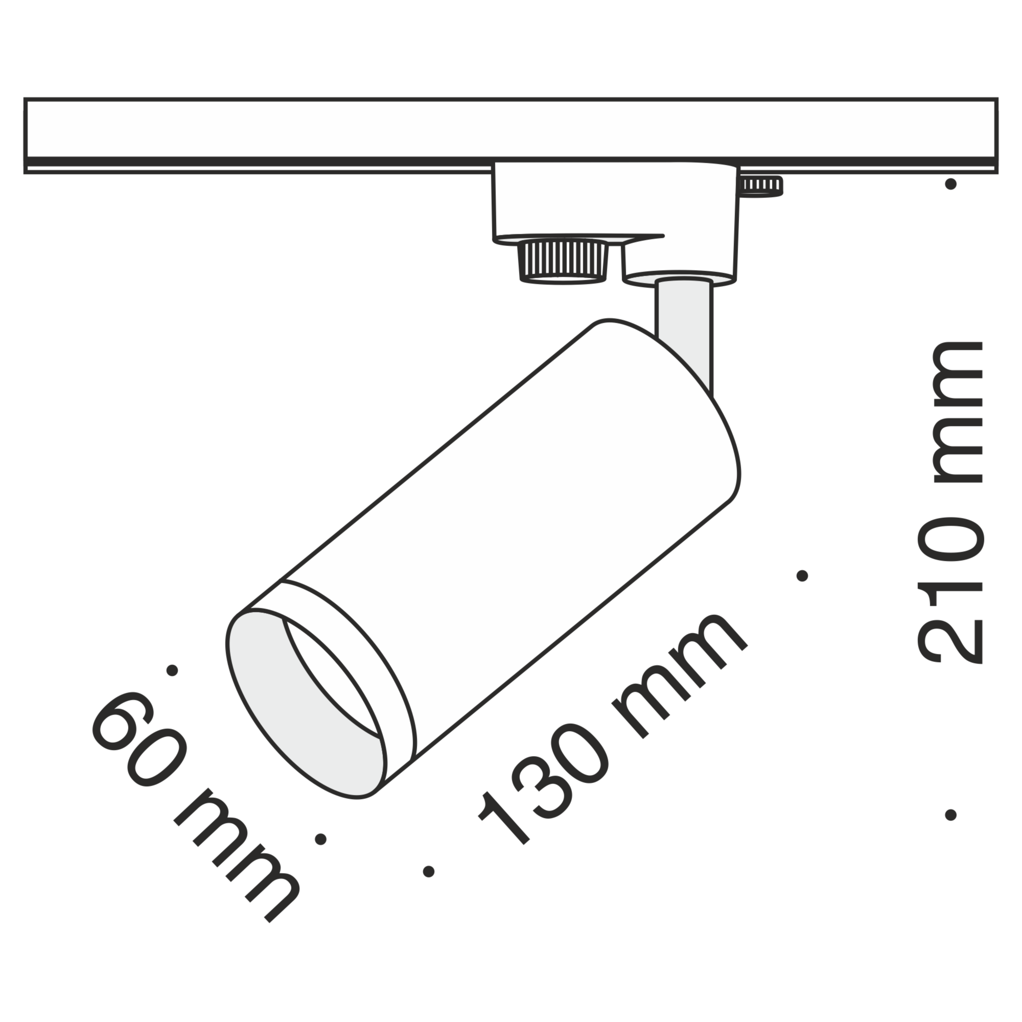 Картинка Трековый светильник Maytoni Track TR004-1-GU10-B