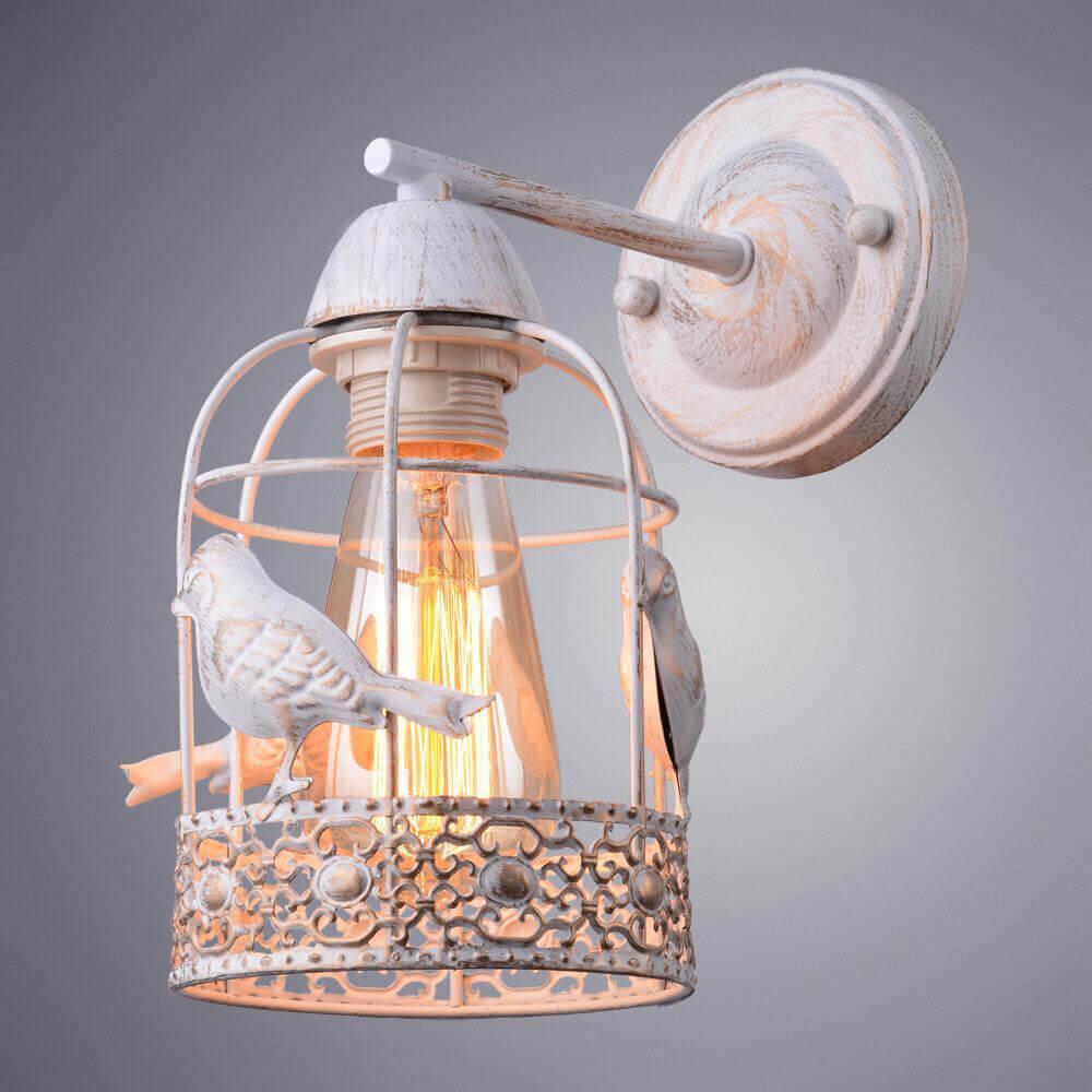 Картинка Настенный светильник Arte Lamp Cincia A5090AP-1WG