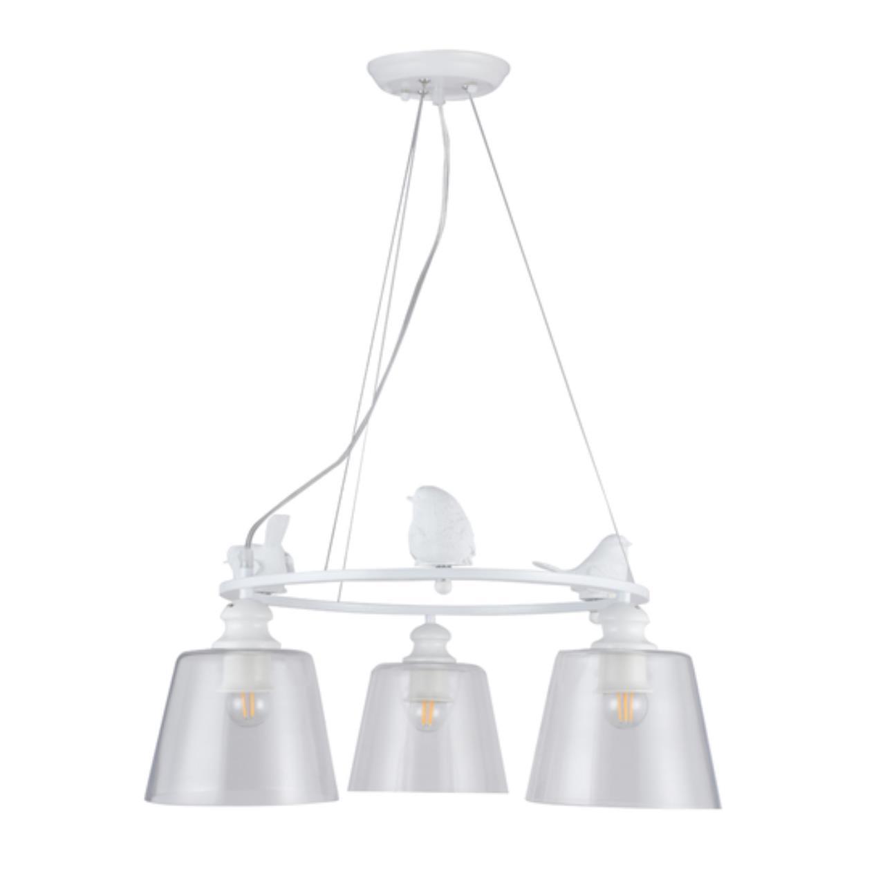 Картинка Подвесной светильник Arte Lamp Passero A4289LM-3WH