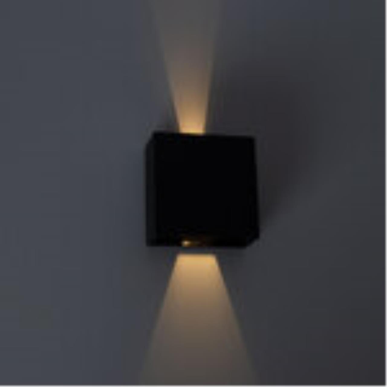 Картинка Уличный настенный светодиодный светильник Arte Lamp Algol A1445AL-1BK
