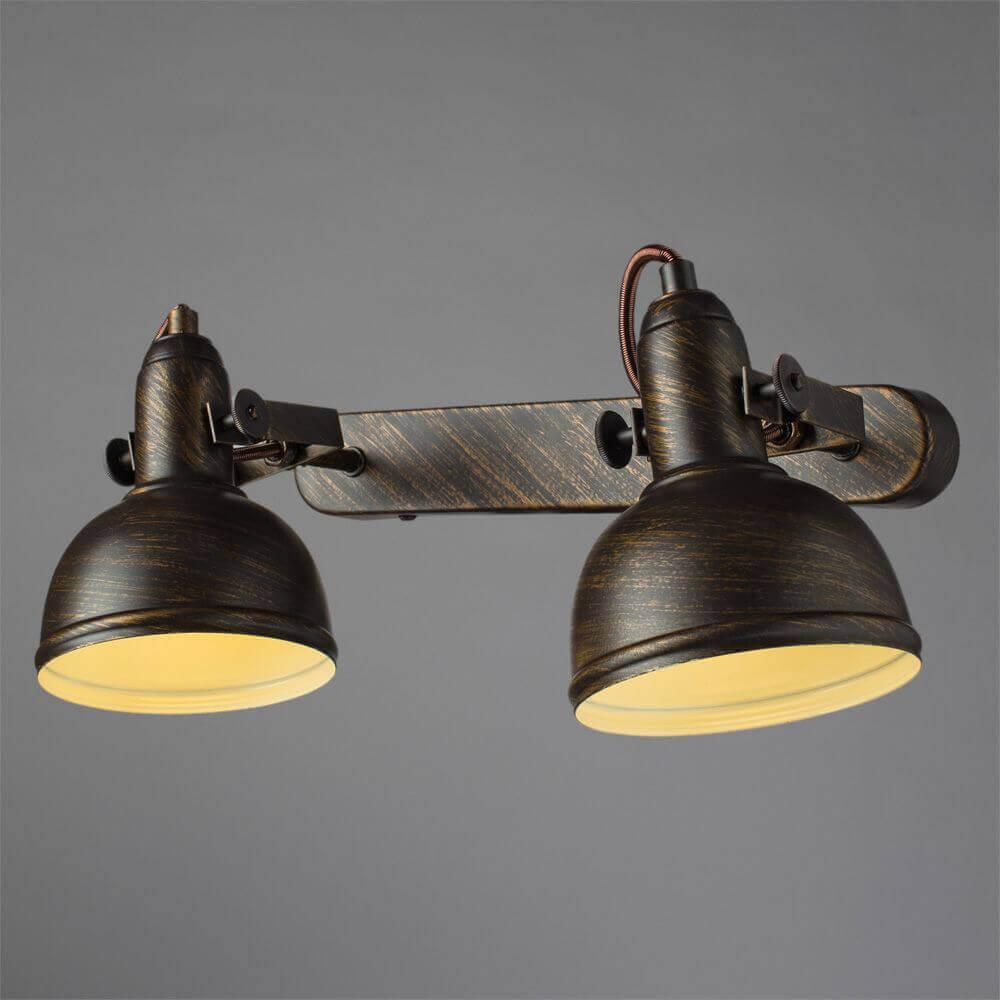 Картинка Настенный светильник Arte Lamp Martin A5213AP-2BR