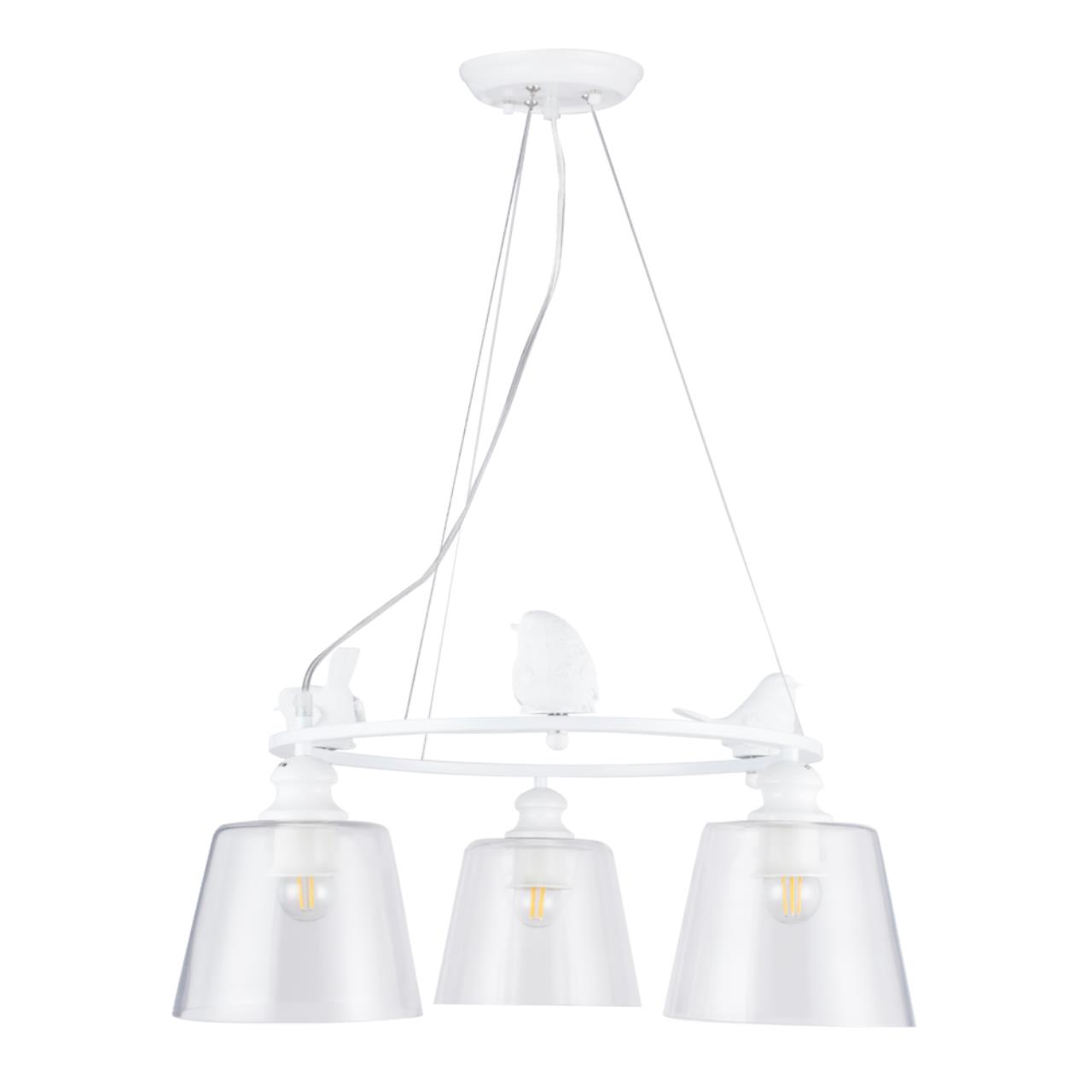 Картинка Подвесной светильник Arte Lamp Passero A4289LM-3WH