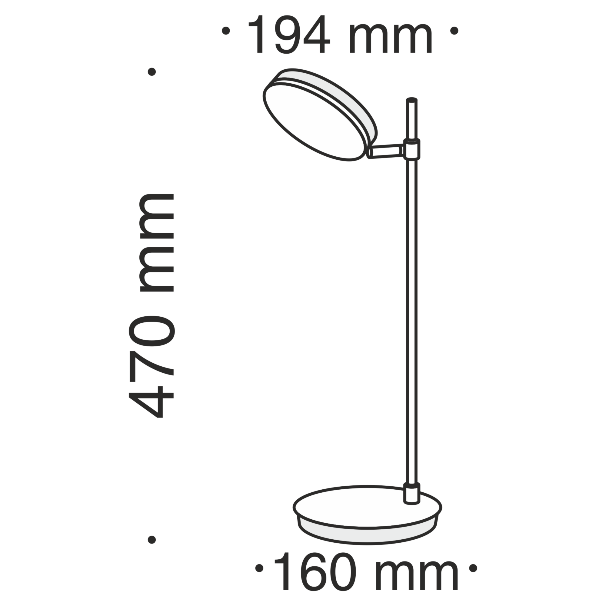 Картинка Настольная лампа Maytoni Fad MOD070TL-L8B3K