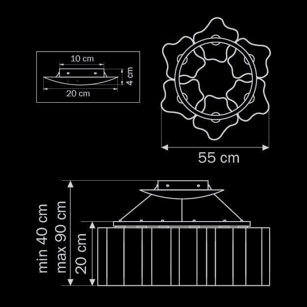 Картинка Подвесная люстра Lightstar Nubi 802160