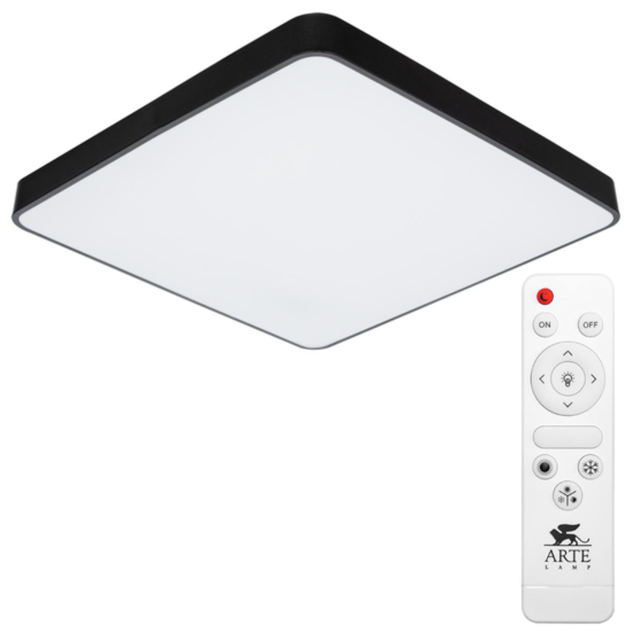 Картинка Потолочный светодиодный светильник Arte Lamp Scena A2669PL-1BK