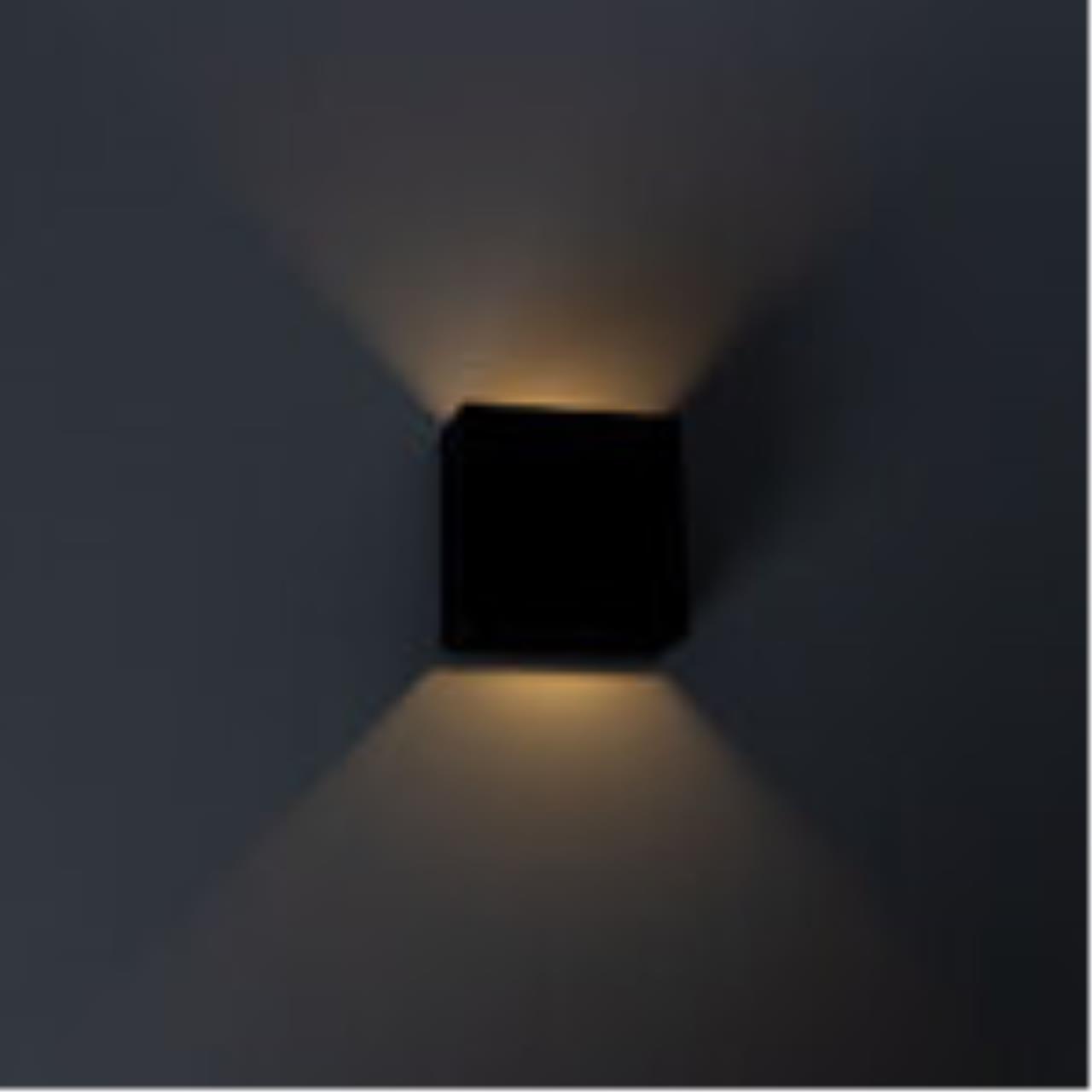 Картинка Уличный настенный светодиодный светильник Arte Lamp Algol A1445AL-1BK
