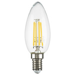 933504 Лампа LED FILAMENT 220V C35 E14 6W=65W 400-430LM 360G CL 4000K 30000H (в комплекте) купить в Алматы svet.kz