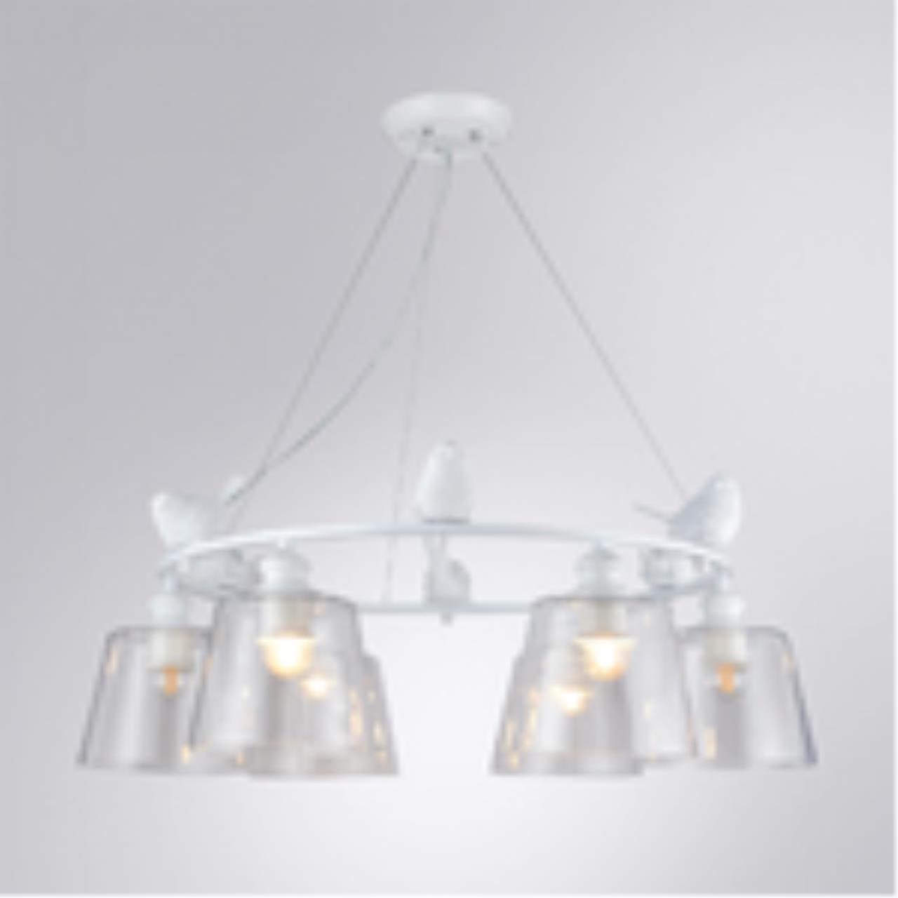 Картинка Подвесная люстра Arte Lamp Passero A4289LM-6WH