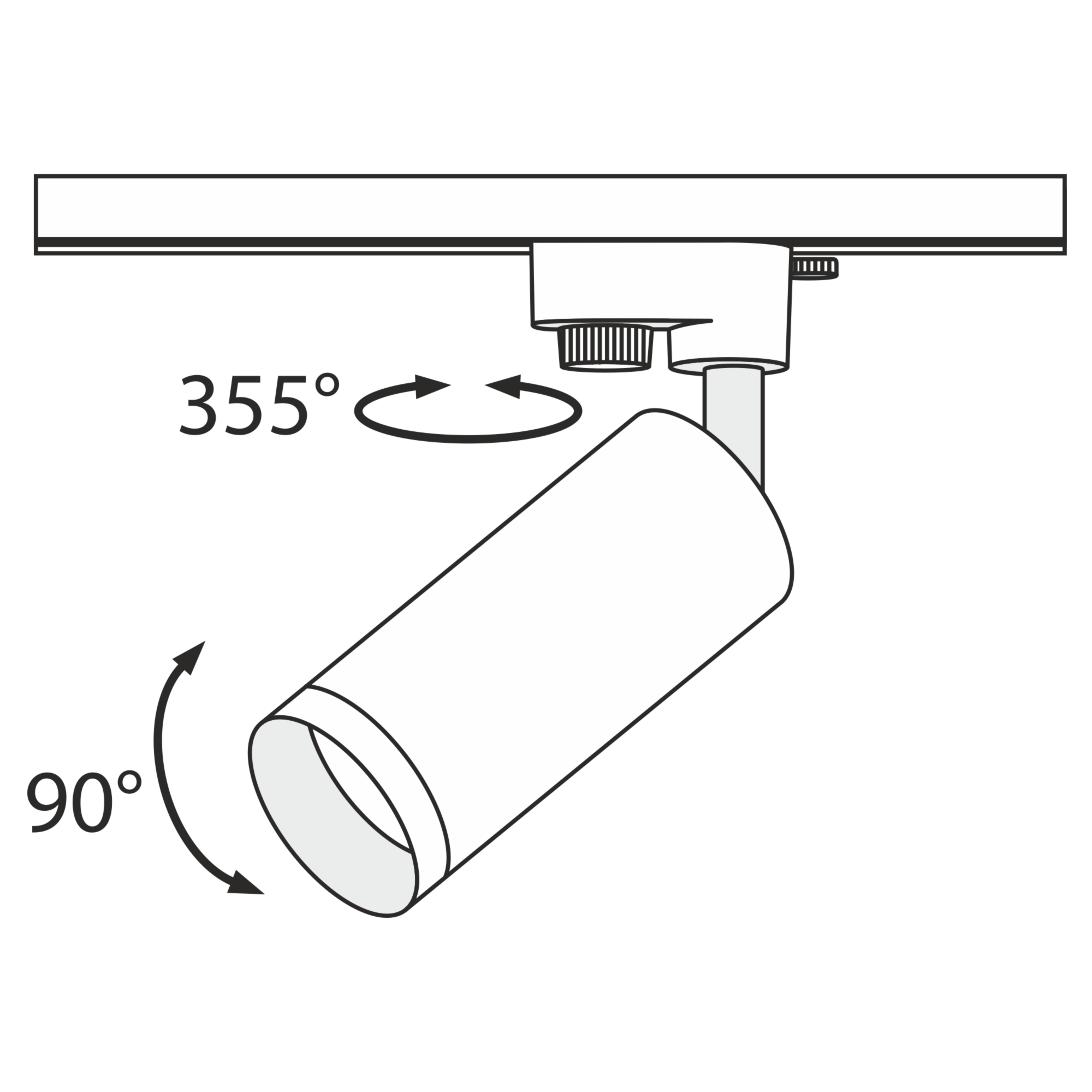Картинка Трековый светильник Maytoni Track TR004-1-GU10-B