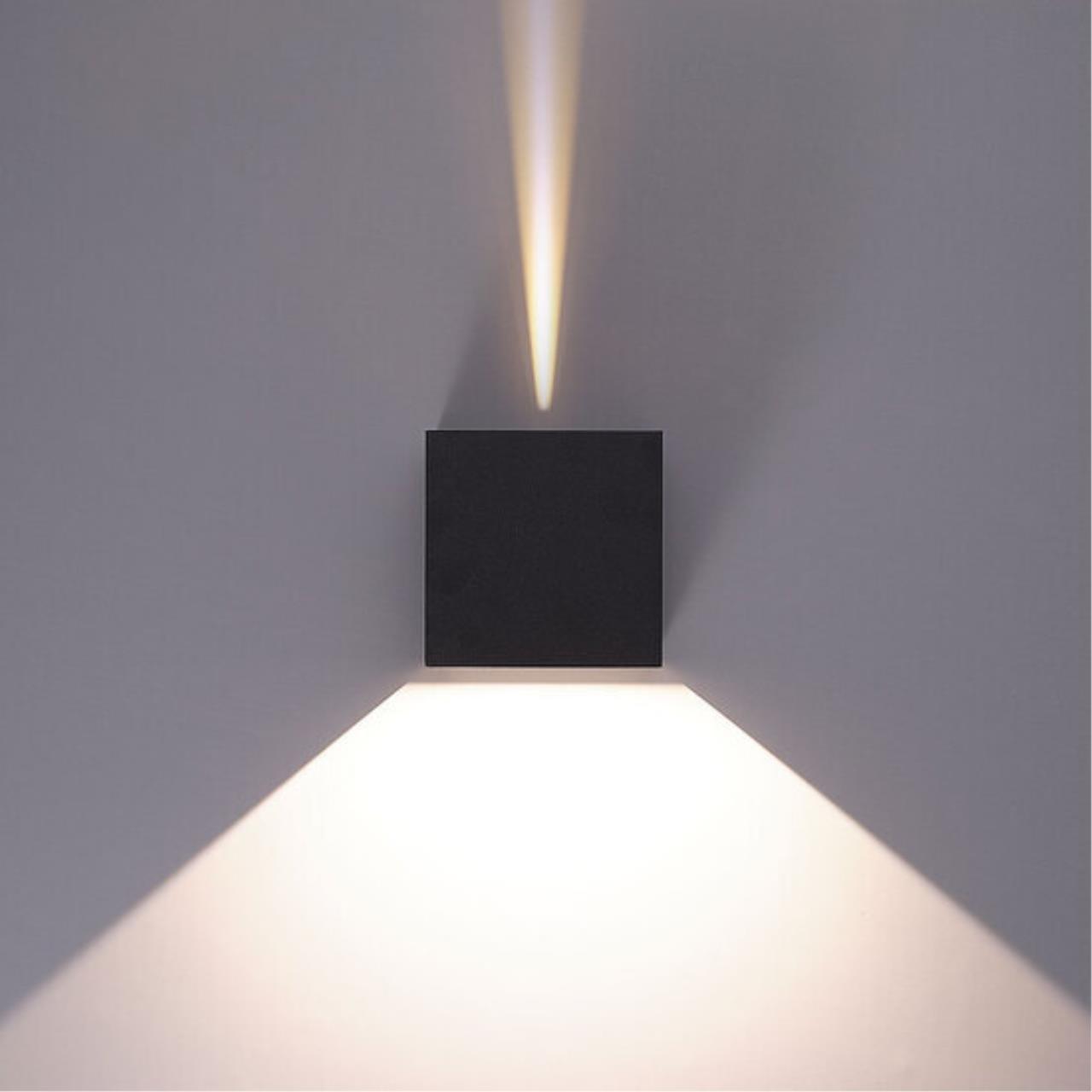 Картинка Уличный настенный светодиодный светильник Arte Lamp Rullo A1414AL-1BK