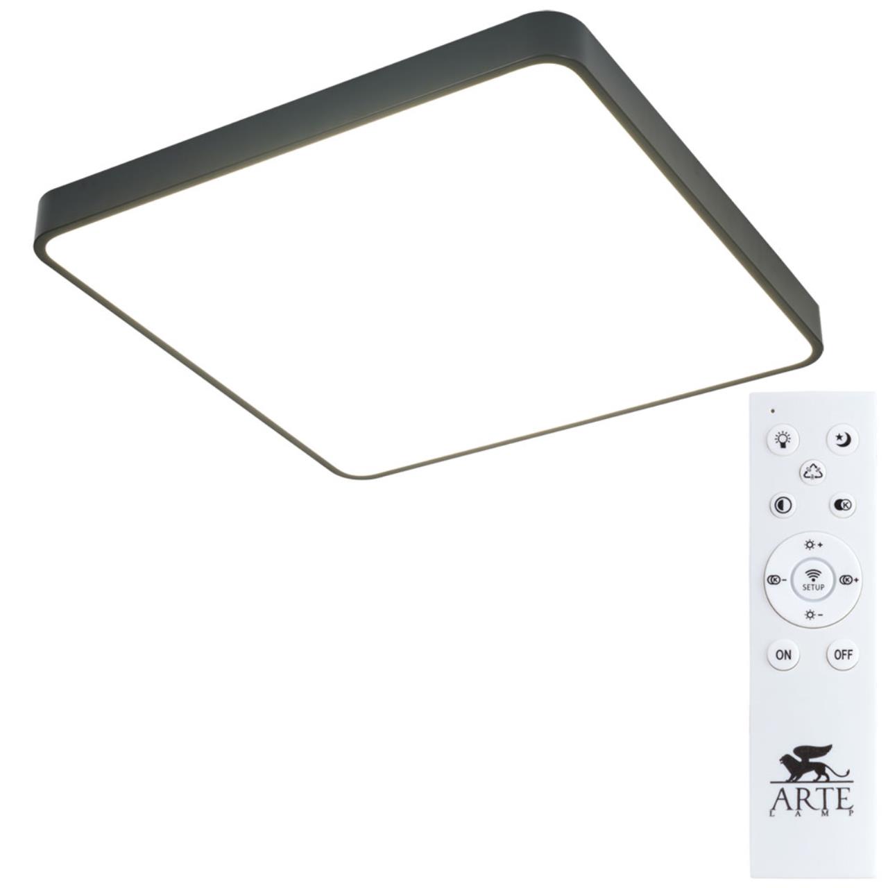 Картинка Потолочный светодиодный светильник Arte Lamp Scena A2669PL-1BK