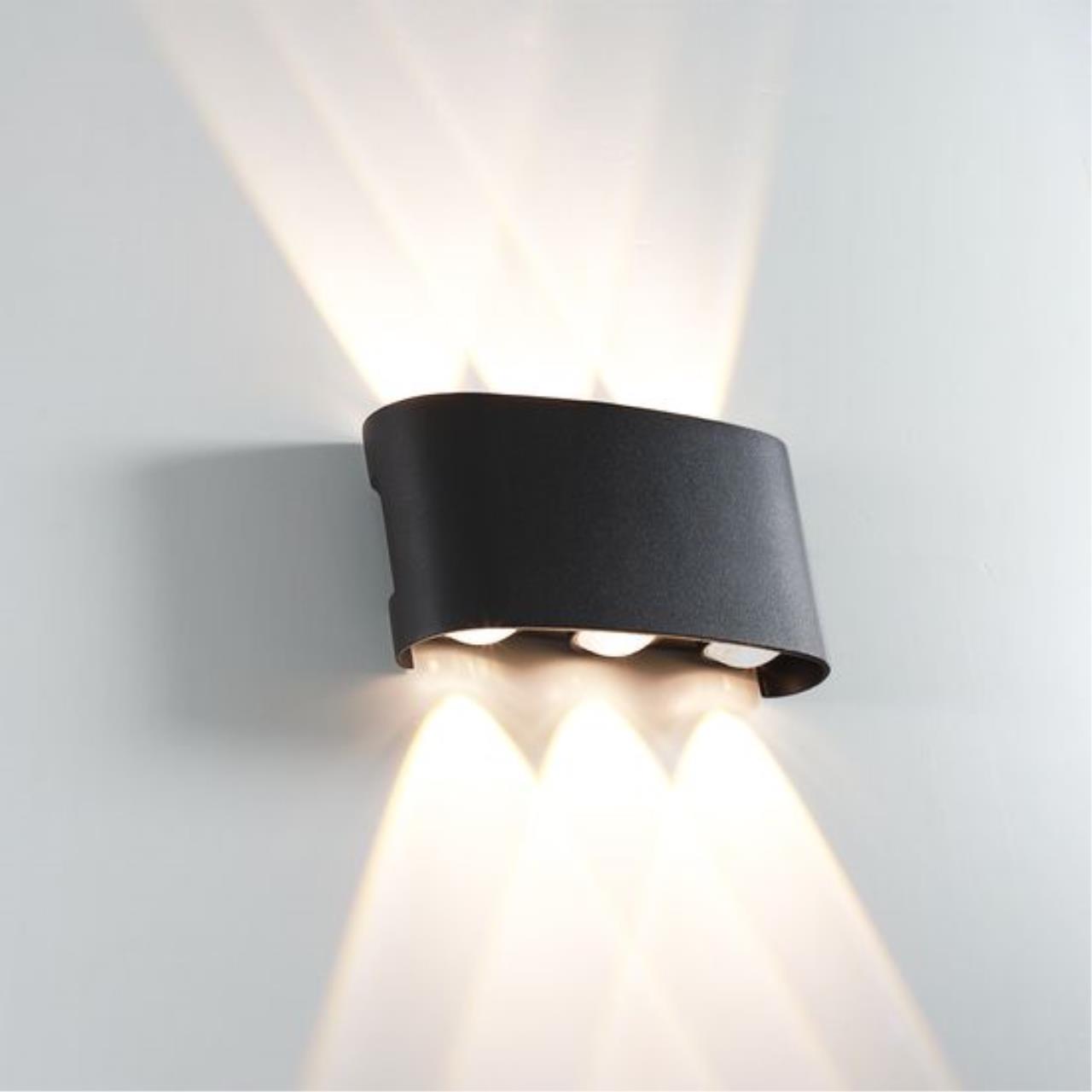 Картинка Настенный уличный светильник Arte Lamp BOSTO A3122AL-6BK