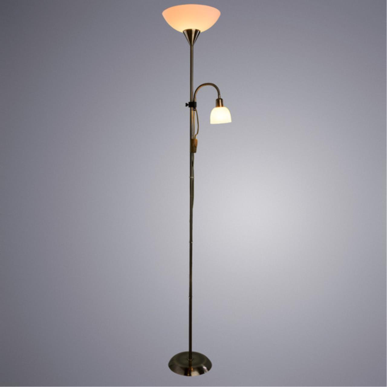 Картинка Торшер Arte Lamp Duetto A9569PN-2AB