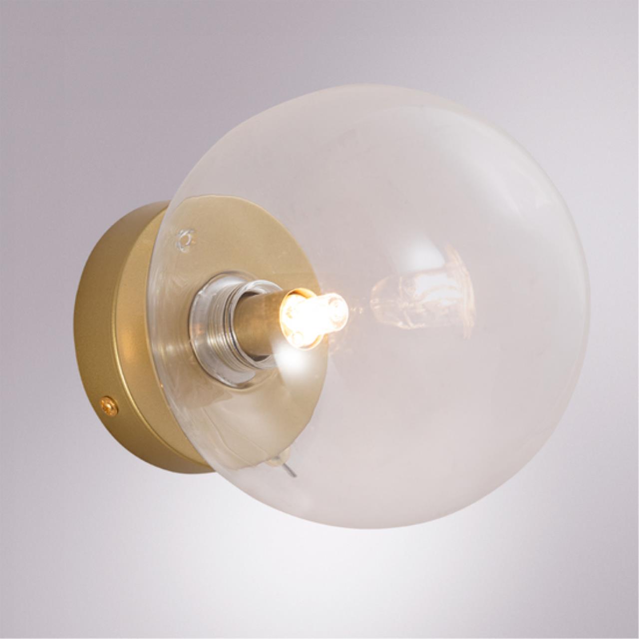 Картинка Настенный светильник Arte Lamp VINCENT A7790AP-1GO