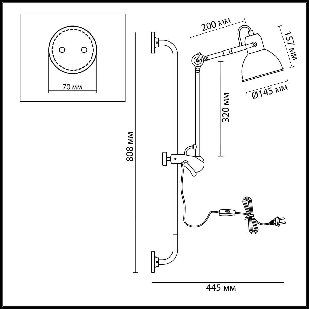 Картинка Спот Odeon Light Modern Arta 4125/1WA
