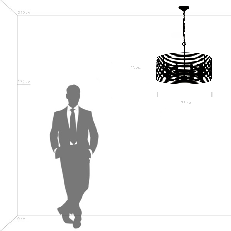 Картинка Подвесная люстра Lightstar Zeta 728083