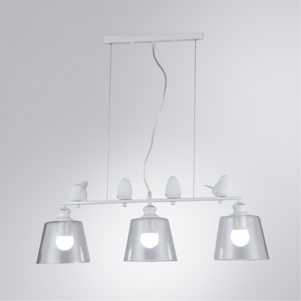Картинка Подвесная люстра Arte Lamp Passero A4289SP-3WH