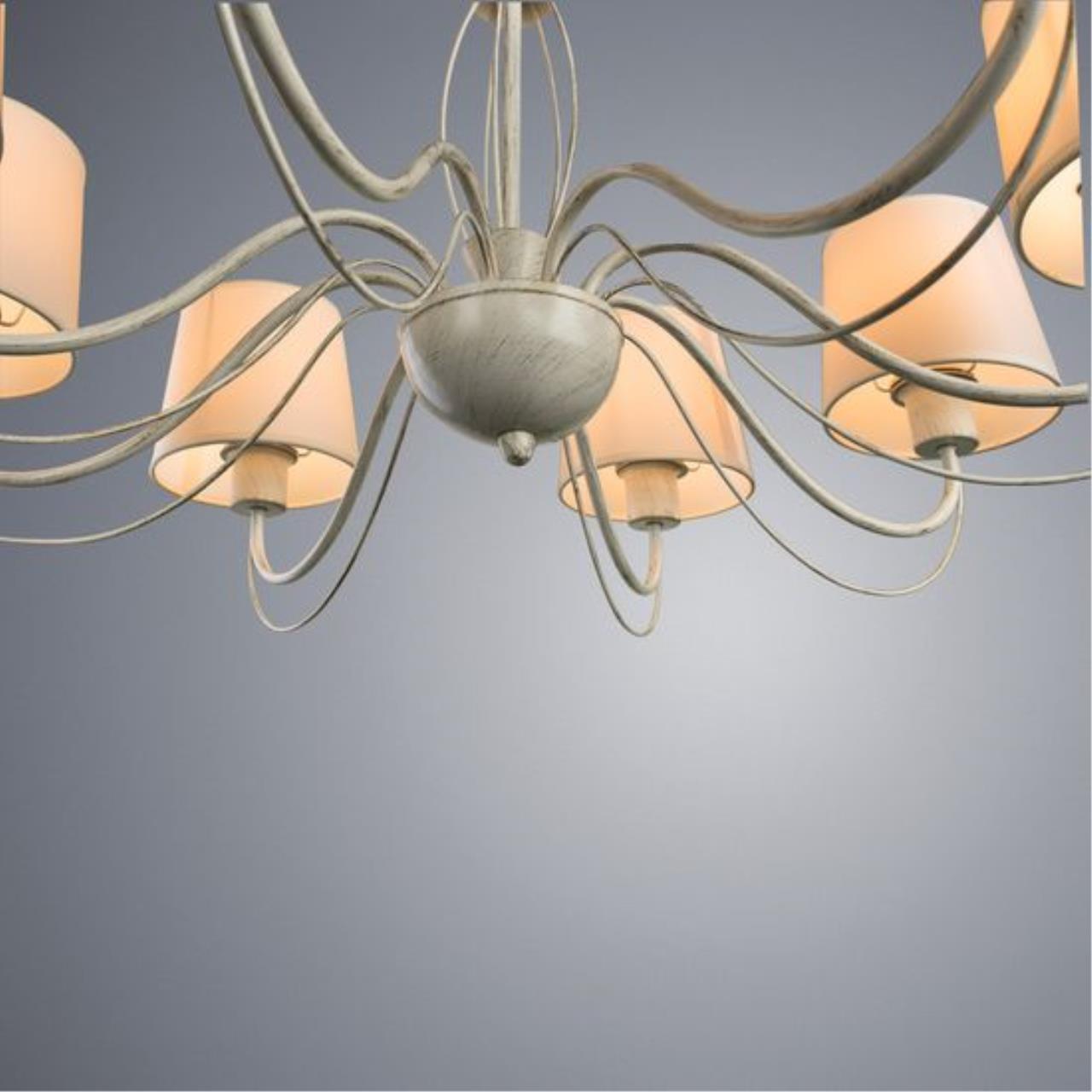 Картинка Подвесная люстра Arte Lamp Orlean A9310LM-8WG
