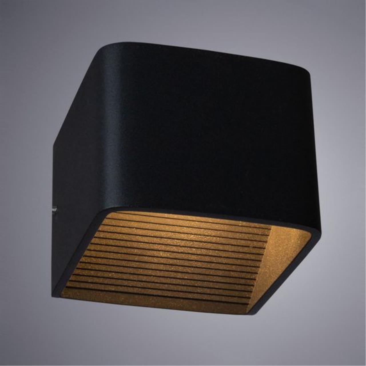 Картинка Настенный светодиодный светильник Arte Lamp Scatola A1423AP-1BK