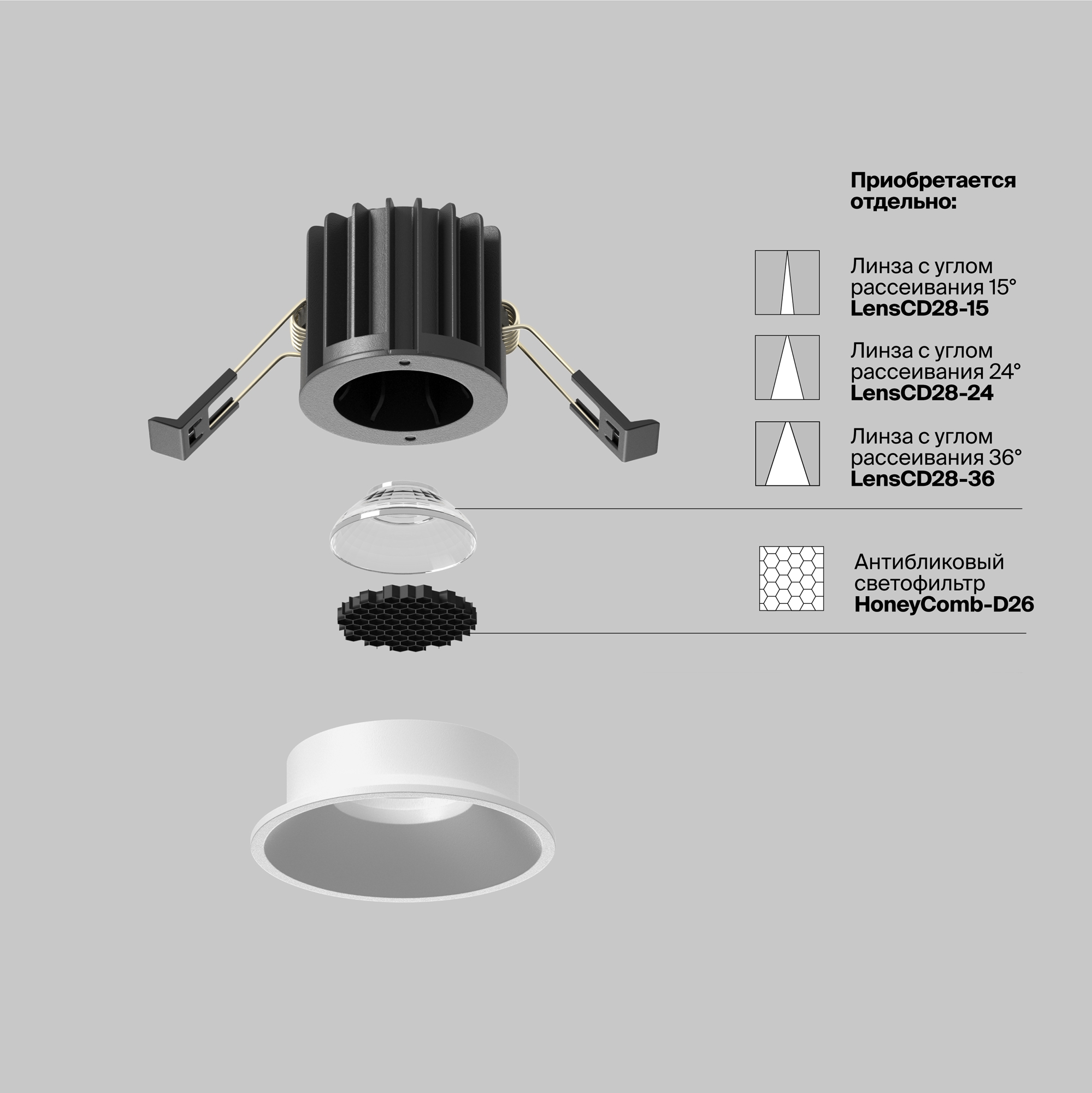 Картинка Встраиваемый светильник Technical DL058-7W2.7K-W