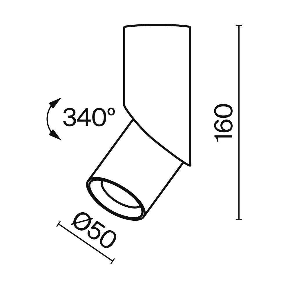 Картинка Потолочный светильник Technical C027CL-L10W4K