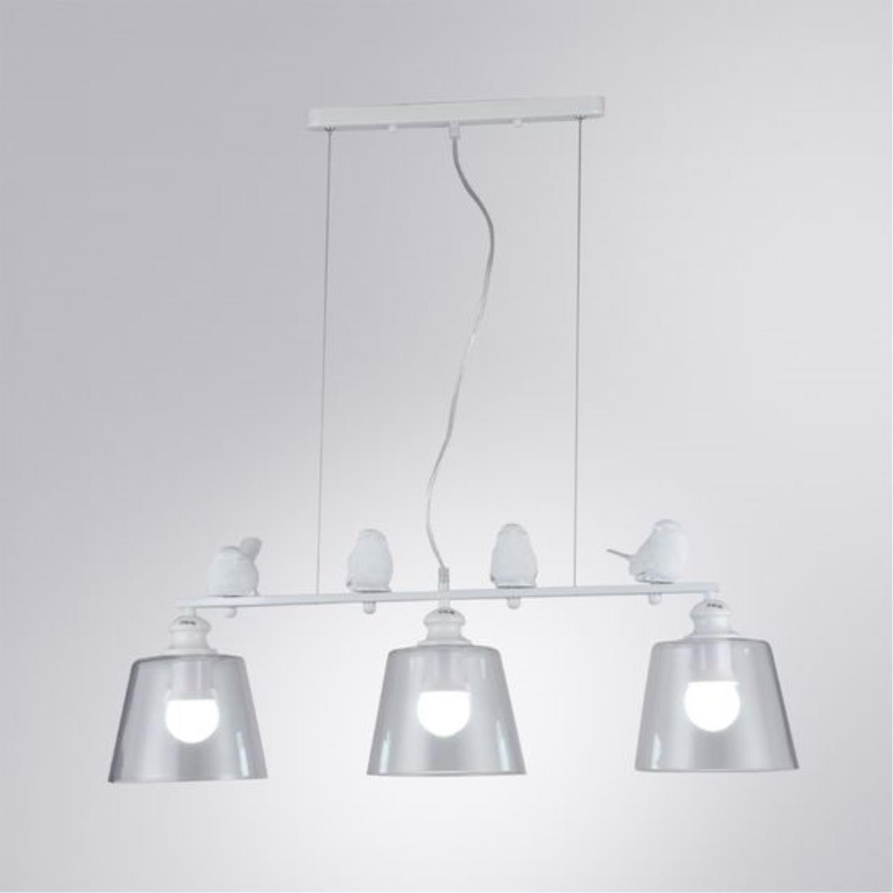 Картинка Подвесная люстра Arte Lamp Passero A4289SP-3WH