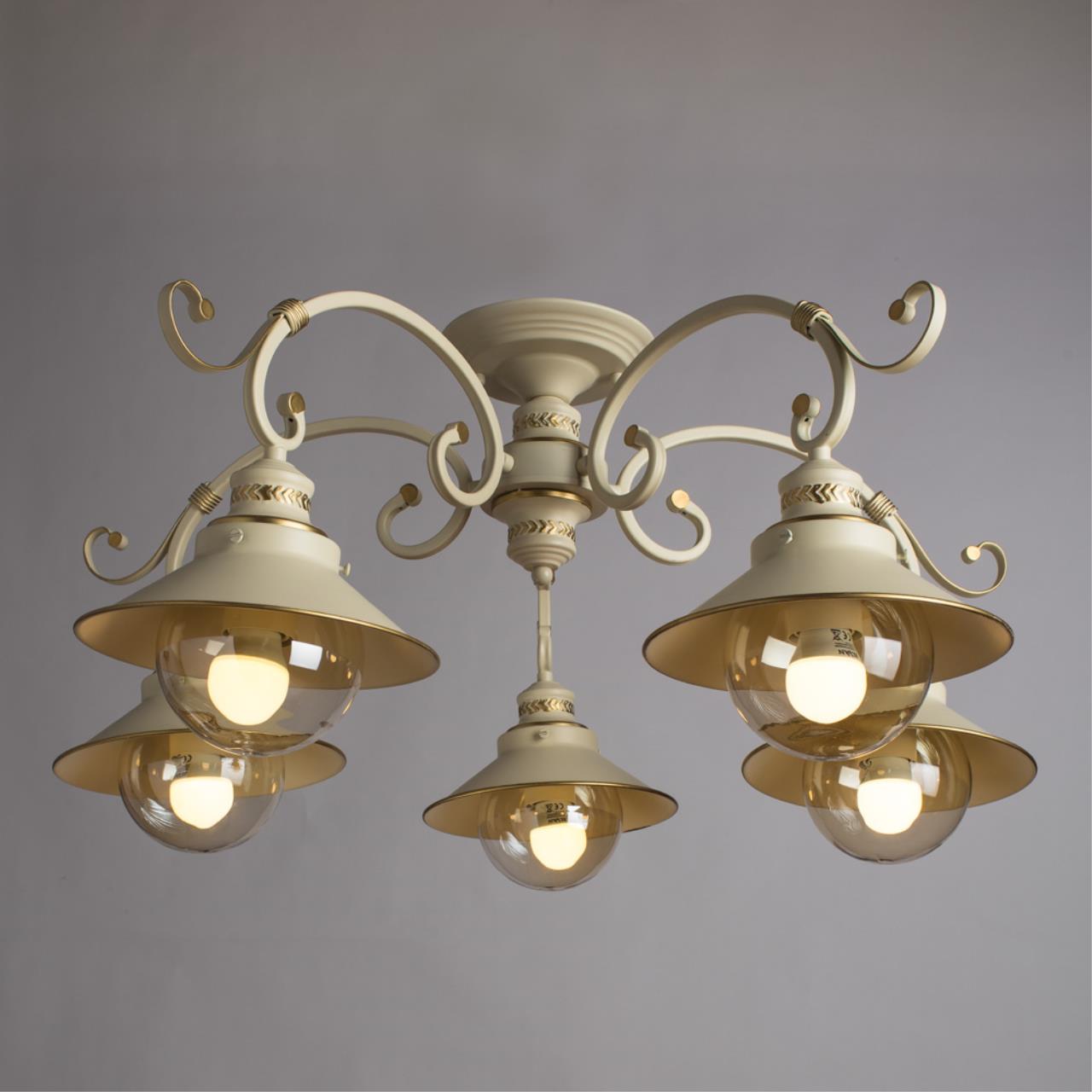 Картинка Потолочный светильник Arte Lamp 7 A4577PL-5WG