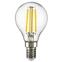 933804 Лампа LED FILAMENT 220V G45 E14 6W=65W 560LM 360G CL 4000K 15000H (в комплекте) купить в Алматы svet.kz