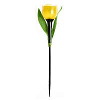 USL-C-452/PT305 YELLOW TULIP  Садовый светильник на солнечной батарее ,Желтый тюльпан,. Белый свет. 1*LR аккумулятор в/к. IP44. TM Uniel.