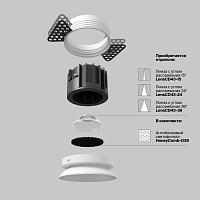 Дополнительная картинка Встраиваемый светильник Technical DL058-12W2.7K-TRS-W