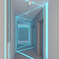 Дополнительная картинка Уличный светодиодный светильник Odeon Light Hightech Arrow 3916/9CL