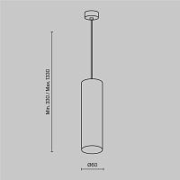 Дополнительная картинка Подвесной светильник Technical P075PL-01MG