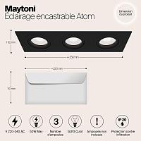 Дополнительная картинка Встраиваемый светильник Maytoni Atom DL024-2-03B