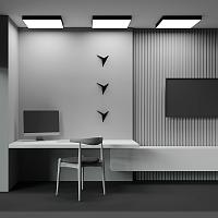 Дополнительная картинка Потолочный светильник Technical C032CL-90W4K-SQ-B
