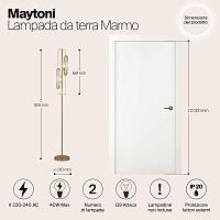 Дополнительная картинка Напольный светильник (торшер) Maytoni MOD099FL-02G
