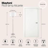 Дополнительная картинка Торшер Maytoni Alicante MOD014FL-01N