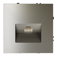 Розетка компьютерная встраиваемая VOLTUM S70 RJ45 кат.6, (шелк) VLS060104 