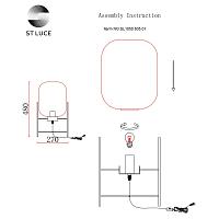 Дополнительная картинка Прикроватная лампа ST Luce Burasca SL1050.505.01