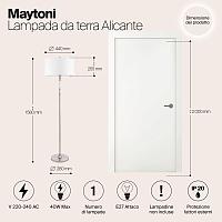 Дополнительная картинка Торшер Maytoni Alicante MOD014FL-01N
