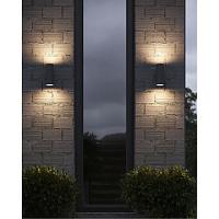 Дополнительная картинка Уличный настенный светильник Arte Lamp Sonaglio A3302AL-2GY