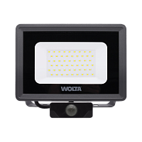 Светодиодный прожектор WFL-50W/06S 50Вт 5700K IP65 4500лм с датчиком 207*193*40 1/10
