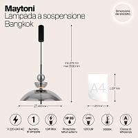 Дополнительная картинка Подвесной светильник Maytoni MOD185PL-L6B3K6