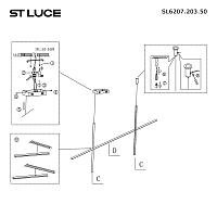 Дополнительная картинка SL6207.203.50 Светильник подвесной ST-Luce 